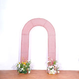Rose Gold Shimmer Tinsel Spandex Wedding Backdrop Cover