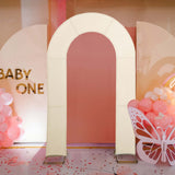  Beige Fitted Open Arch Cover