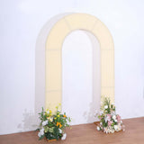 Beige Spandex Wedding Backdrop Cover Beige Spandex Wedding Backdrop Cover