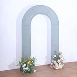 Dusty Blue Spandex Wedding Backdrop Cover Dusty Blue Spandex Wedding Backdrop Cover