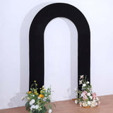 Black Spandex Wedding Backdrop Cover