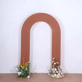 Terracotta Spandex Wedding Backdrop Cover Terracotta Spandex Wedding Backdrop Cover